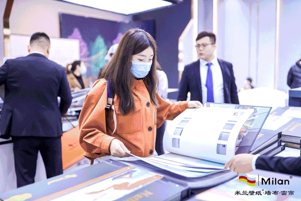 米兰壁纸·墙布·窗帘惊艳亮相第31届中国北京软装饰展会！