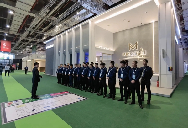 玛格全屋定制全新美学展厅亮相上海建博会，人气创新高！