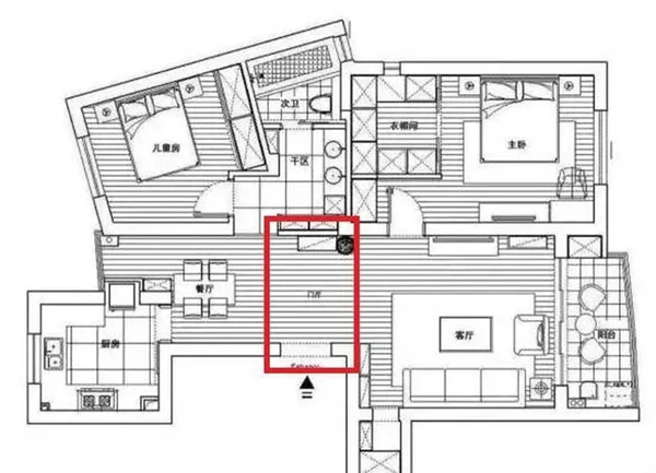 康尼华:进门就是客厅和餐厅的房型如何造出玄关? 康尼华:进门就是客厅和餐厅的房型如何造出玄关?