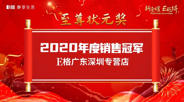 E格静音系统门窗2020年度盛典圆满落幕