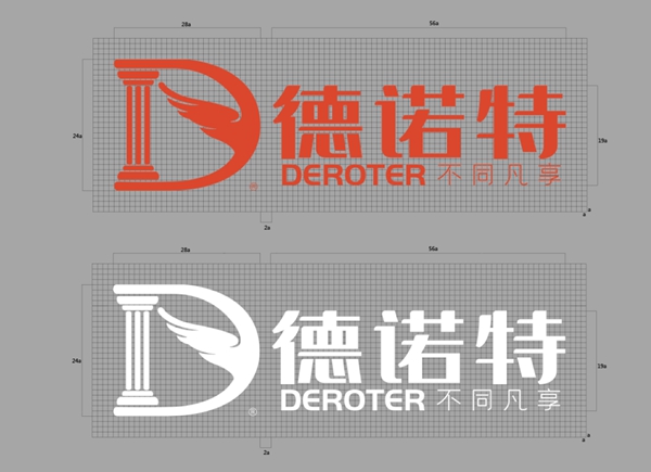 德诺特墅质臻品门全新logo形象出炉