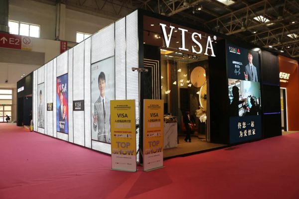 VISA高端定制软装E1-C09惊艳亮相北京墙布展！