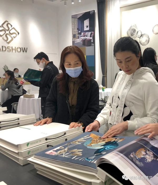 领绣墙布菁华全力以赴，精彩依旧！等你来观展！