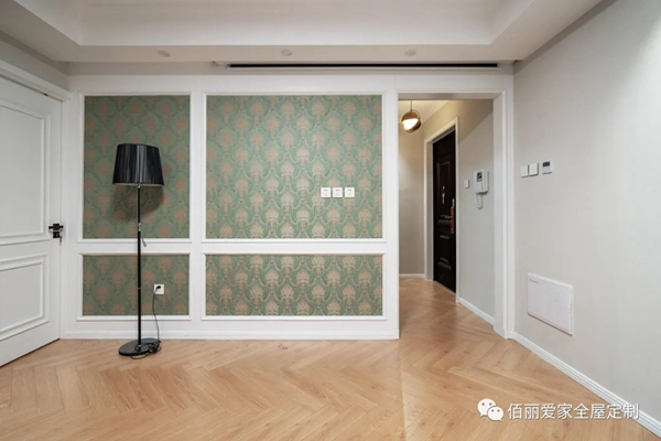 佰丽爱家全屋定制：60㎡简美风1居室，空间小却层次分明！