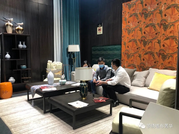 领绣墙布菁华：80余家区域合伙人成功签约！