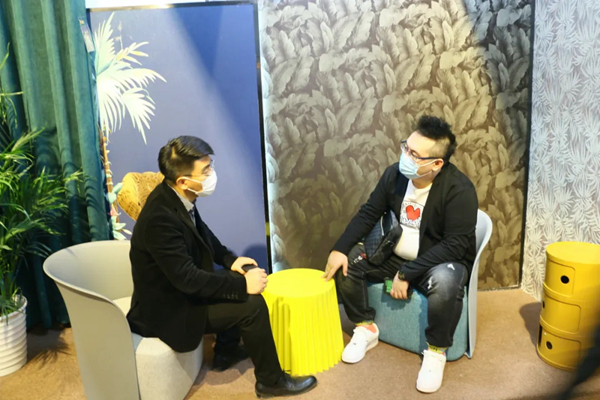 VISA高端定制软装E1-C09惊艳亮相北京墙布展！