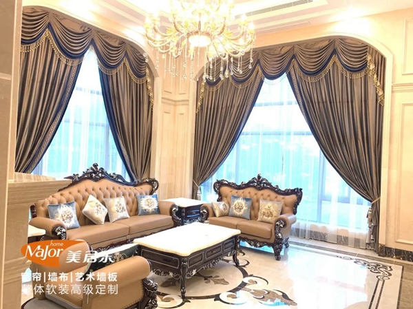 美居乐整体软装：绒布窗帘的美你get到多少？