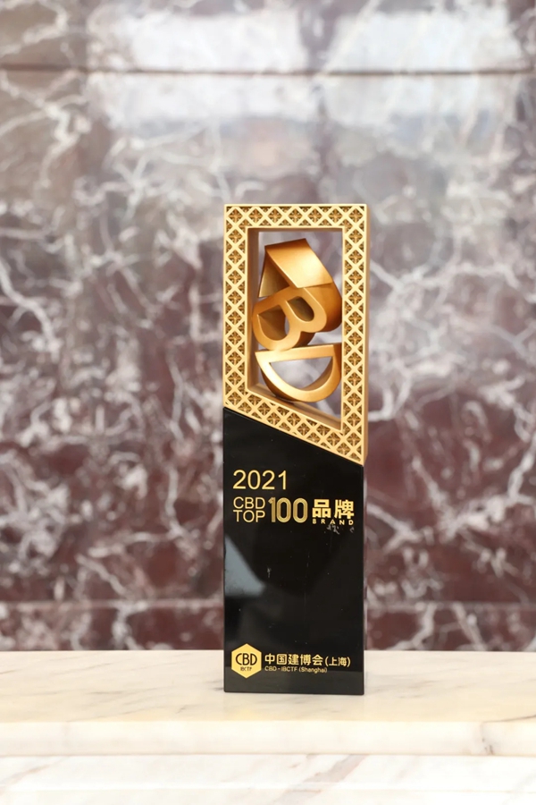 再获殊荣！帝奥斯门窗荣获“中国建博会TOP100品牌”