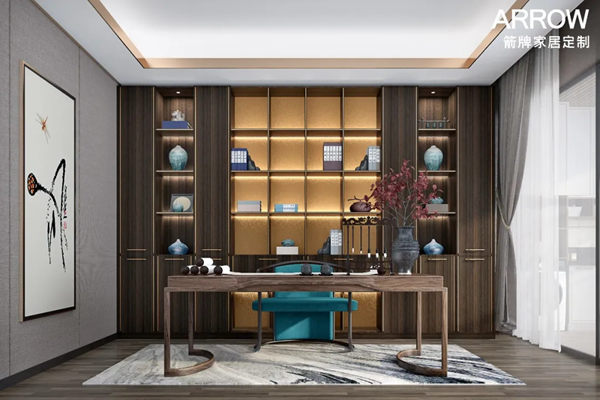 箭牌家居定制103.5m²案例，来自新中式的典雅隽秀