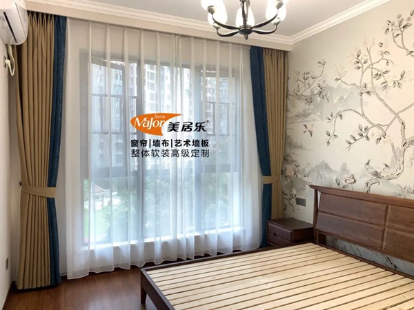 美居乐整体软装：绒布窗帘的美你get到多少？