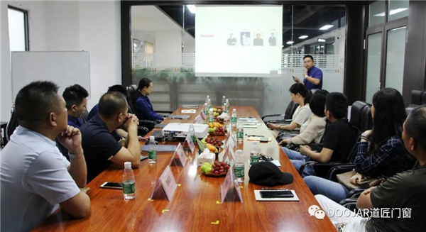道匠门窗丨欢迎上海喜盈门集团领导莅临参观指导