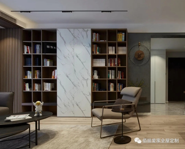 佰丽爱家全屋定制|137㎡现代风3居室，空间功能优化