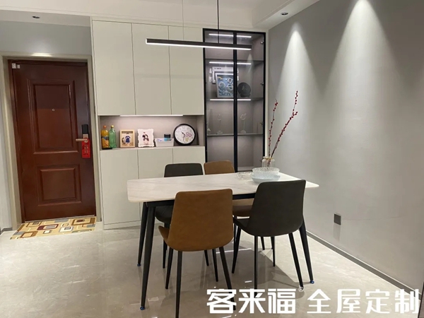 客来福全屋定制:115m²三房两厅全屋定制,在闹中取静