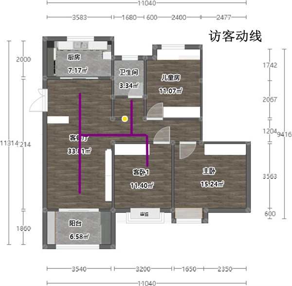 客来福全屋定制：什么是家居动线？如何布局？