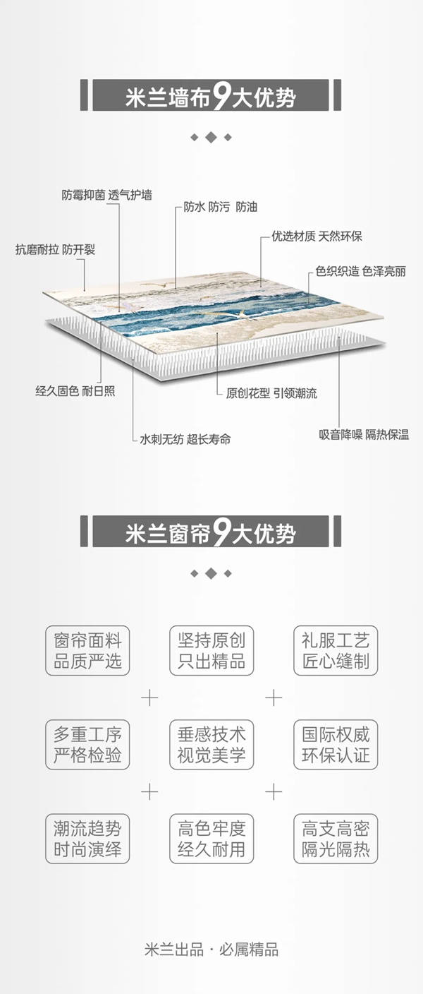 米兰壁纸墙布窗帘：细斟 素然光景