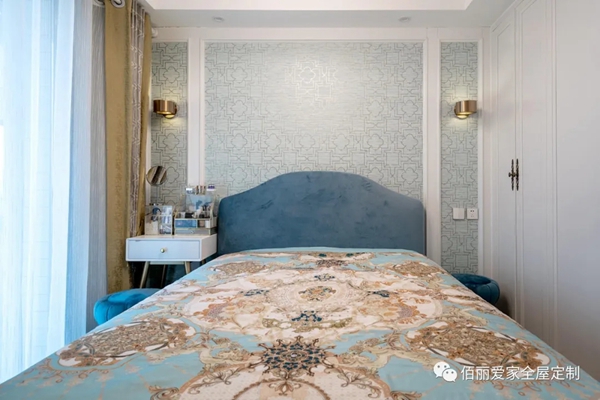 佰丽爱家全屋定制：60㎡简美风1居室，空间小却层次分明！