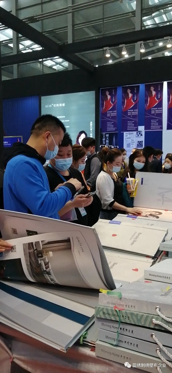 深圳家纺展|加盟蓝绣墙布，共享下一片蓝海