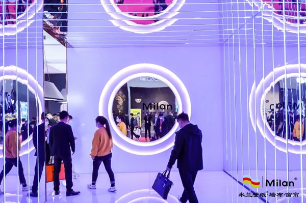 米兰壁纸·墙布·窗帘惊艳亮相第31届中国北京软装饰展会！