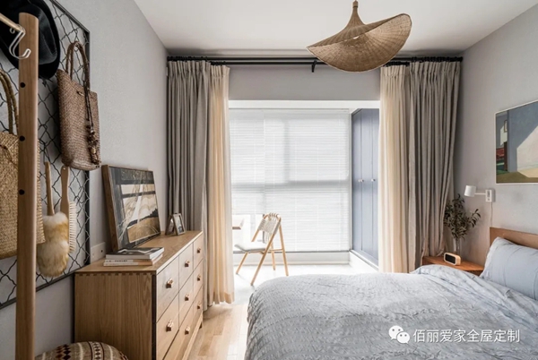 佰丽爱家全屋定制 ；60㎡北欧风2室，满足单身女青年的小户型设计！