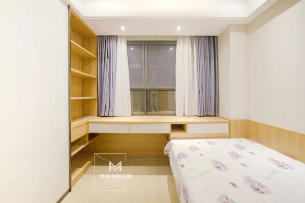 玛格全屋定制：150㎡学区房装成极简风