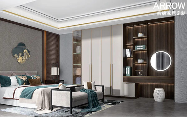 箭牌家居定制103.5m²案例，来自新中式的典雅隽秀