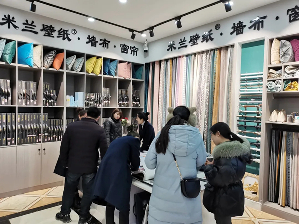 米兰壁纸·墙布·窗帘经销商舒婷舒：米兰是一个能让经销商赚钱的品牌