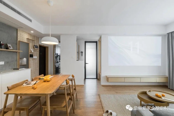 佰丽爱家全屋定制89㎡日式风3居室，返璞归真，拥抱自然！