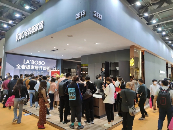 LA’BOBO全岩板家居广州定制家居展之行圆满结束
