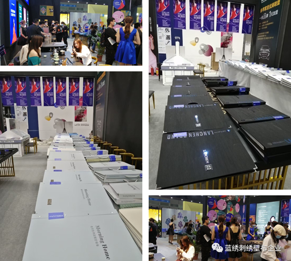 深圳家纺展|加盟蓝绣墙布，共享下一片蓝海