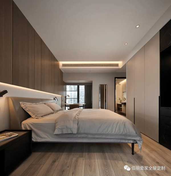 佰丽爱家全屋定制|137㎡现代风3居室，空间功能优化