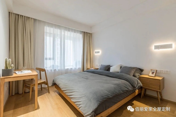 佰丽爱家全屋定制89㎡日式风3居室，返璞归真，拥抱自然！