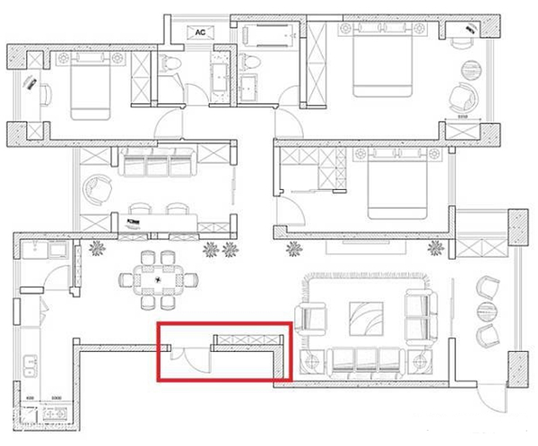 康尼华:进门就是客厅和餐厅的房型如何造出玄关? 康尼华:进门就是客厅和餐厅的房型如何造出玄关?