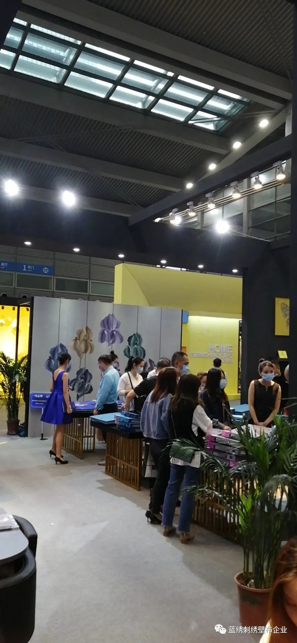 深圳家纺展|加盟蓝绣墙布，共享下一片蓝海