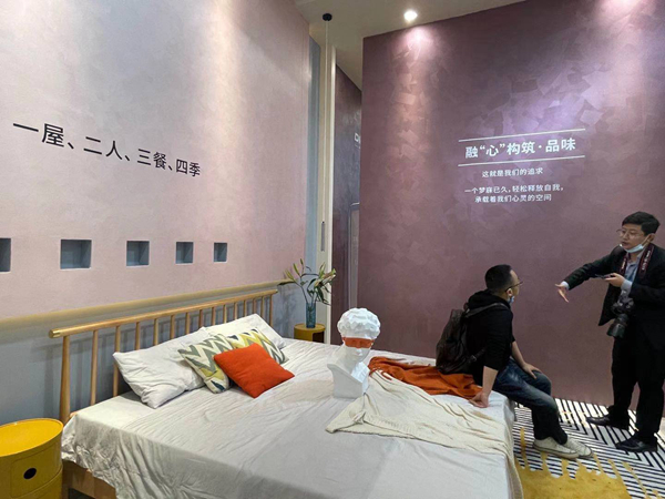 2021深圳家纺展|帝卡斯江庆朝：分单双品牌区域加盟，力推艺术涂料发展