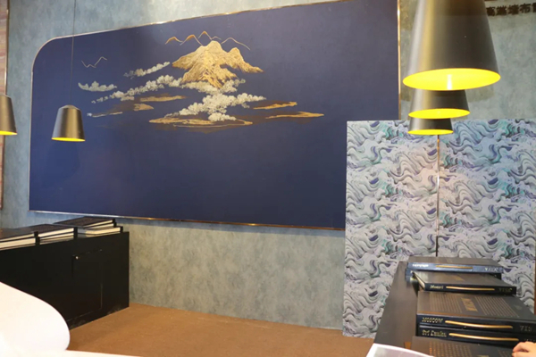 VISA高端定制软装E1-C09惊艳亮相北京墙布展！