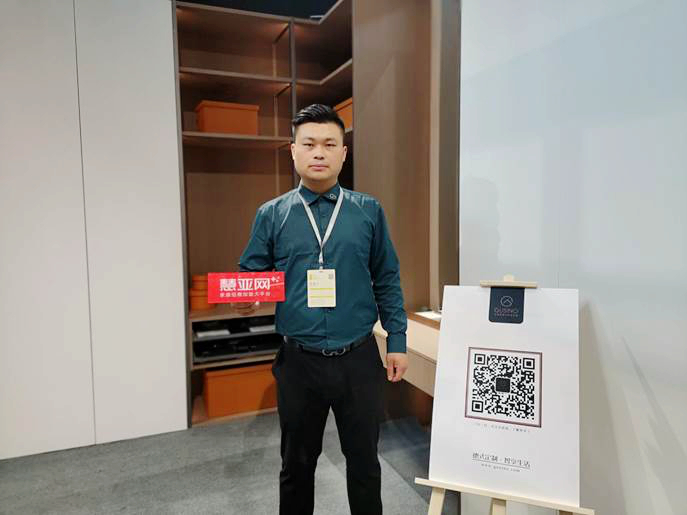广州定制家居展丨古思诺周硕:立足高定,全心全意为客户服务