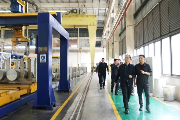 贝克洛系统门窗迎接中国建筑金属结构协会领导莅临考察指导