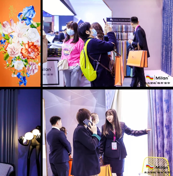 米兰壁纸·墙布·窗帘惊艳亮相第31届中国北京软装饰展会！