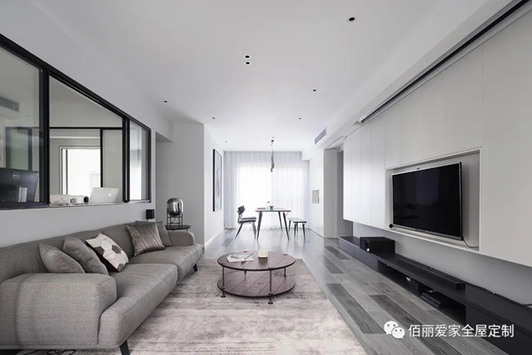 佰丽爱家全屋定制：126㎡现代轻奢风