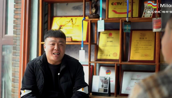 米兰壁纸墙布窗帘经销商李超：智慧在于勤奋 成功在于积累