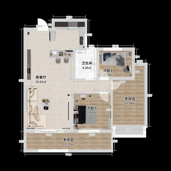 兔宝宝全屋定制打破传统 | 三个卧室三种设计！