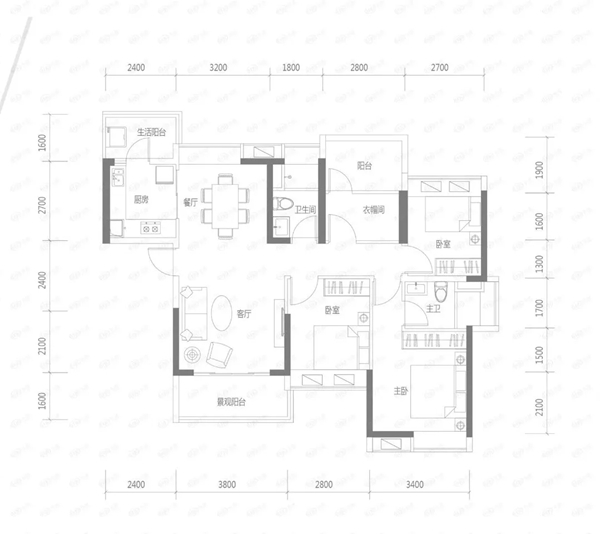嘉蒂斯全屋定制广州自由人花园实拍案例