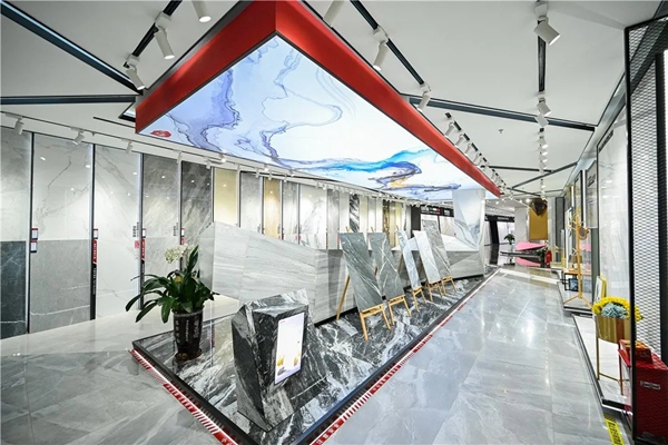 金科陶瓷新装展厅 沉浸式岩板空间体验