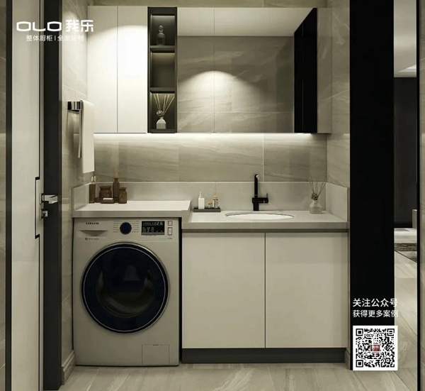 我乐整体厨柜|1套卫浴柜省出1间房