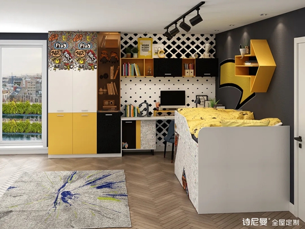  诗尼曼全屋定制|吹爆10套儿童房设计方案！