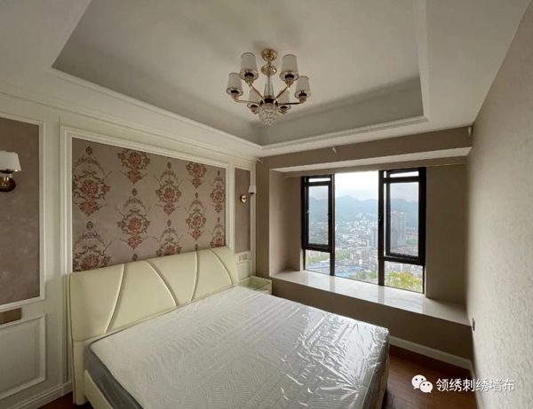 贵而高雅，丽而不俗，领绣墙布实景，应家之桢！