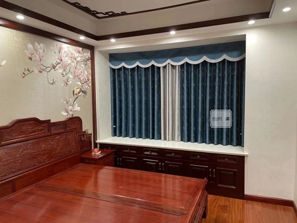  如鱼得水窗帘精品|新中式窗帘搭配