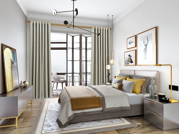 瑞宝软装教你三个方法搭配好看的卧室窗帘 瑞宝软装教你三个方法搭配好看的卧室窗帘