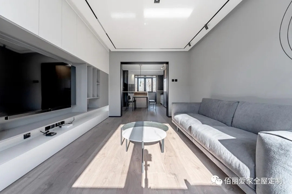 佰丽爱家全屋定制：110㎡现代简约风2居室