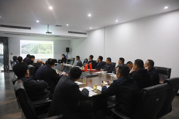 欢迎新乡市墙体材料行业协会领导莅临科饶恩考察交流！
